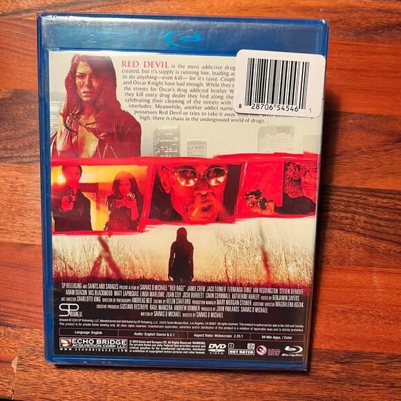 Red Rage Movie Blu‎ Ray DVD Sealed - Picture 2 of 2